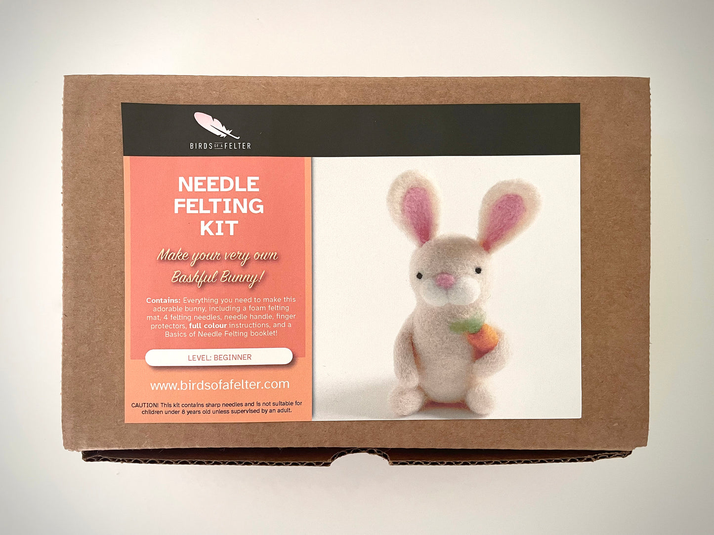 Bashful Bunny Needle Felting Kit