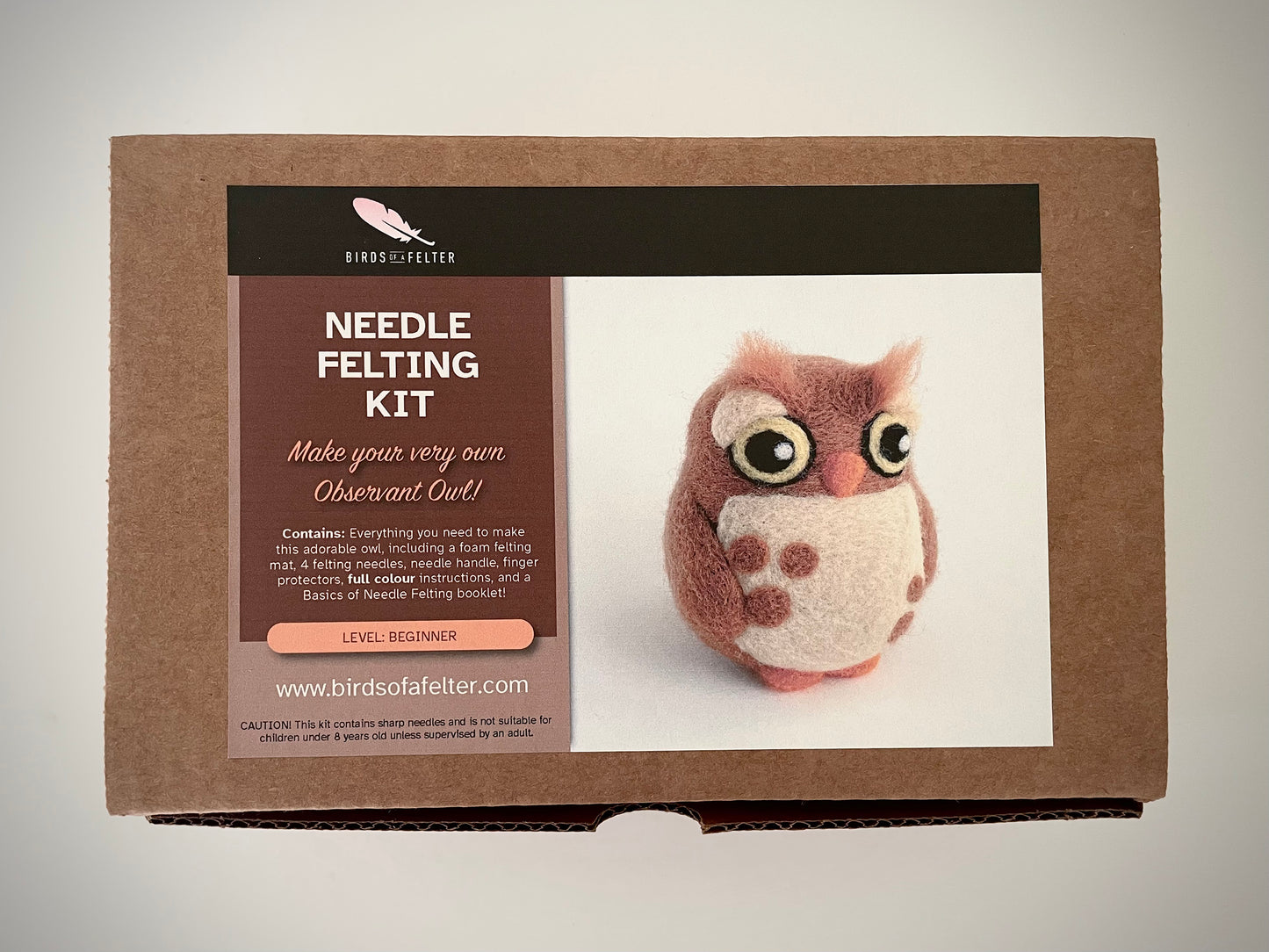 Observant Owl Needle Felting Kit