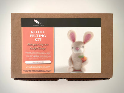 Bashful Bunny Needle Felting Kit