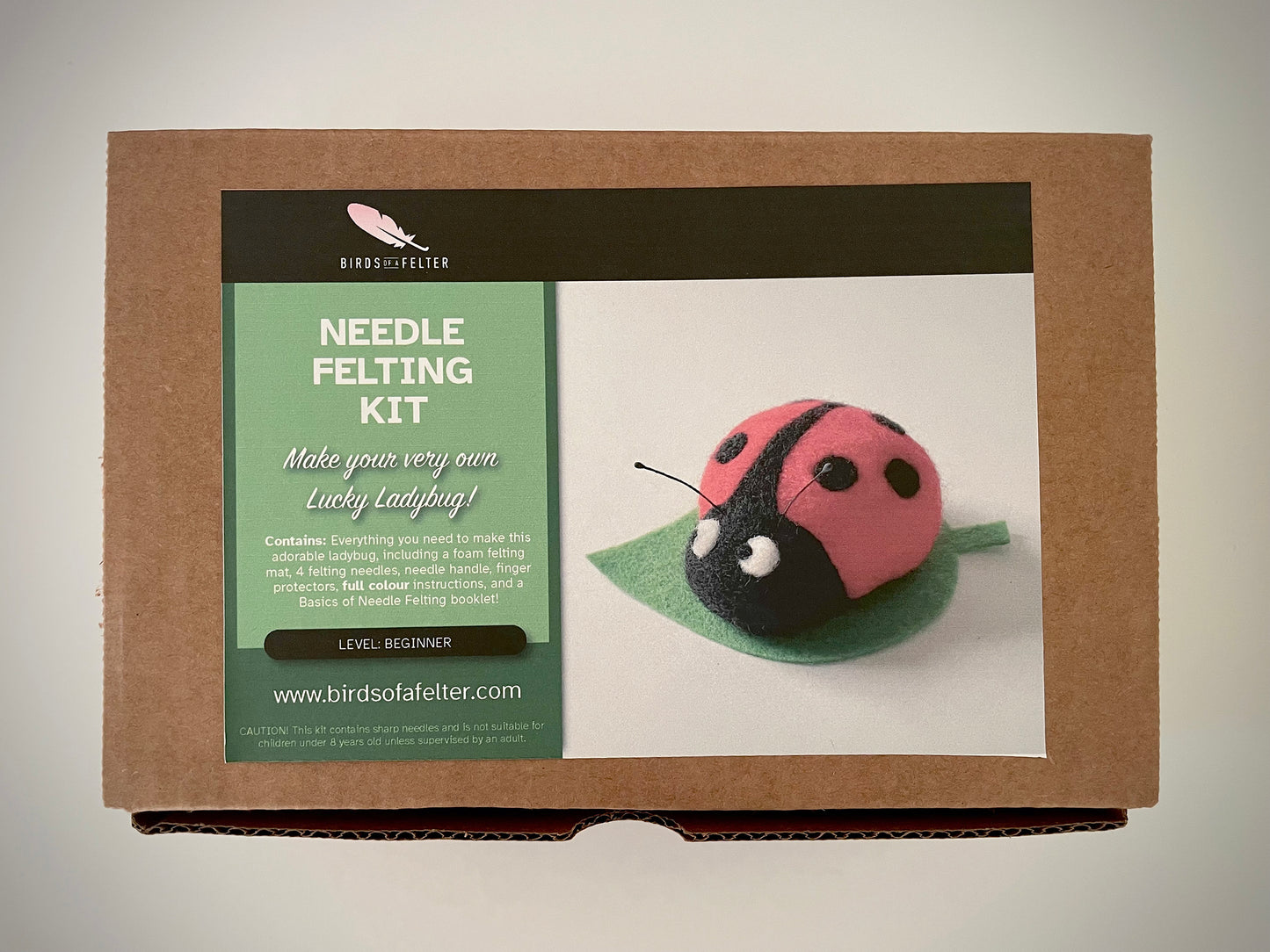Lucky Ladybug Needle Felting Kit