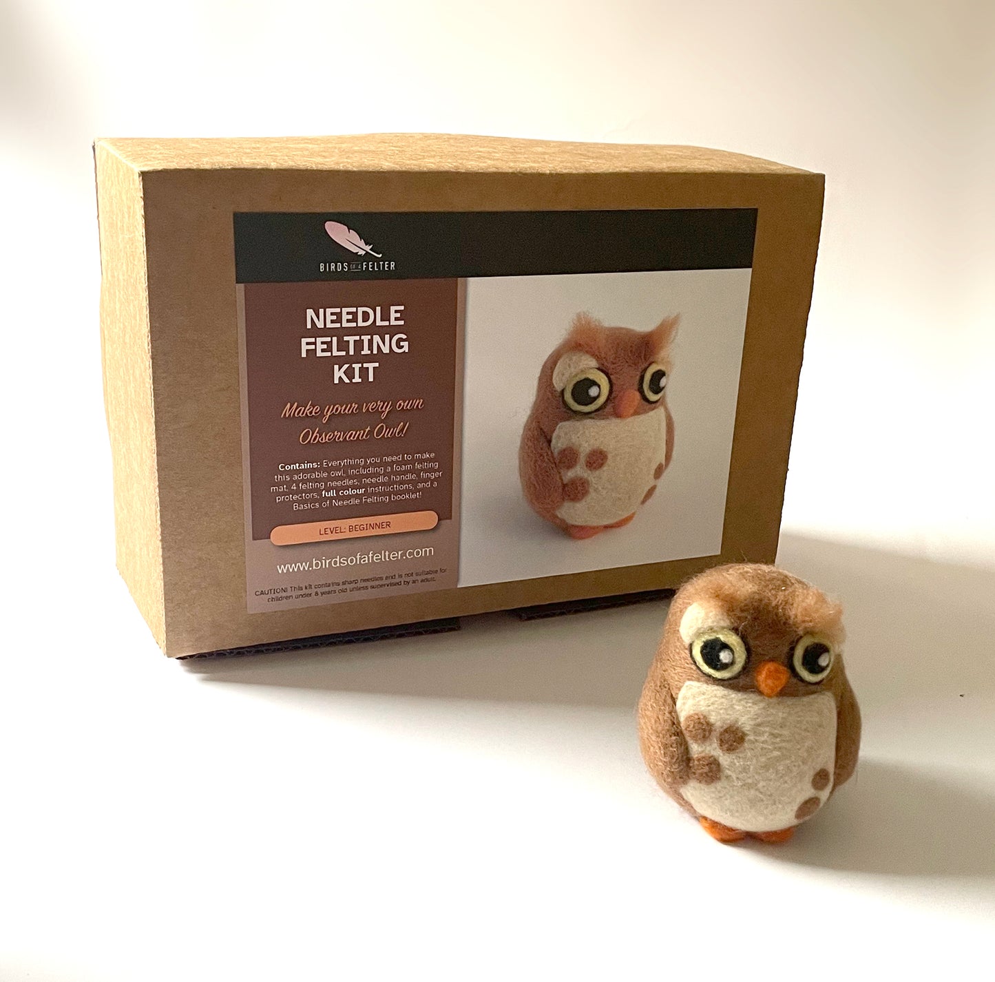 Observant Owl Needle Felting Kit