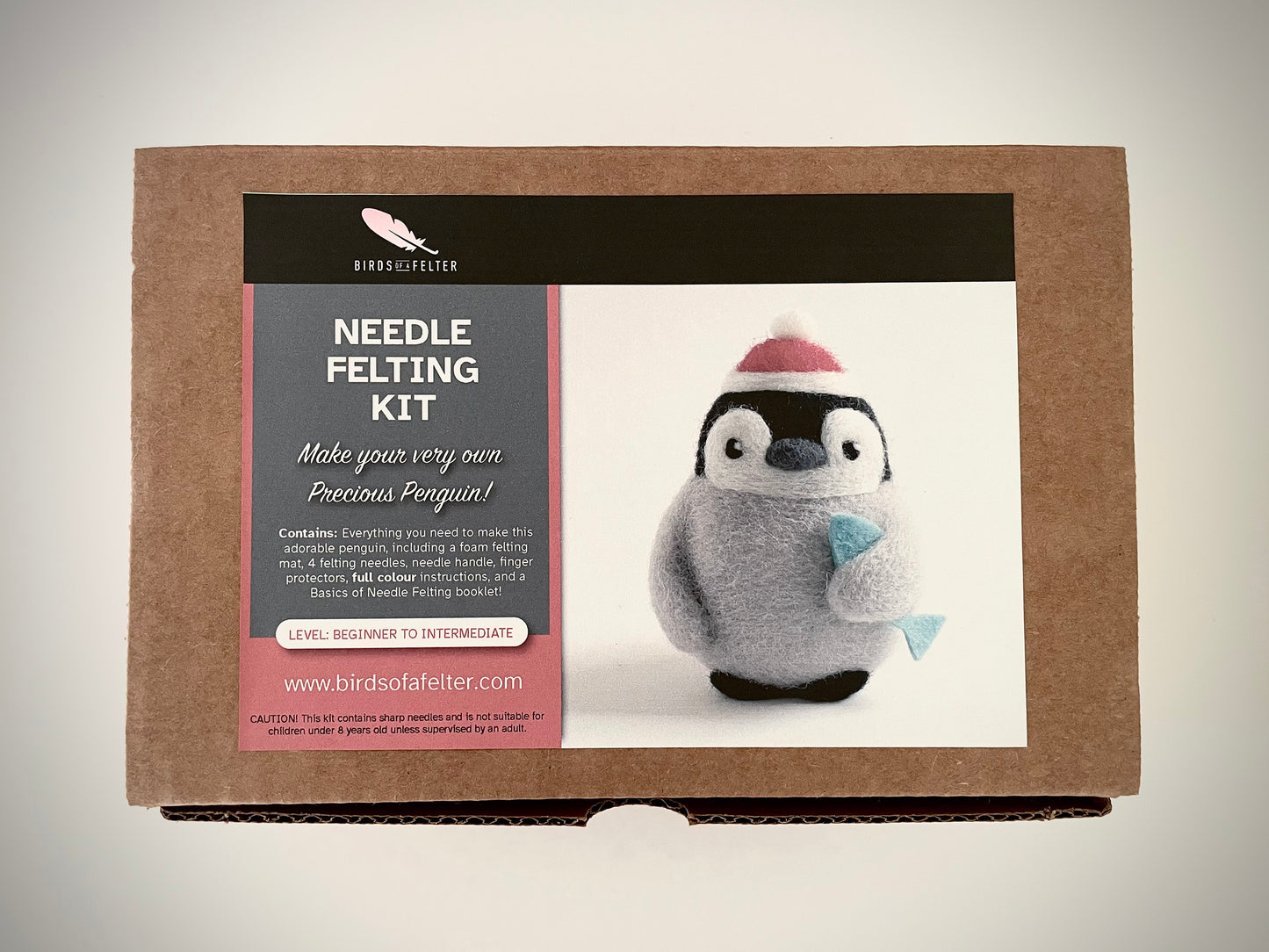 Precious Penguin Needle Felting Kit
