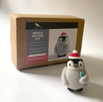 Precious Penguin Needle Felting Kit