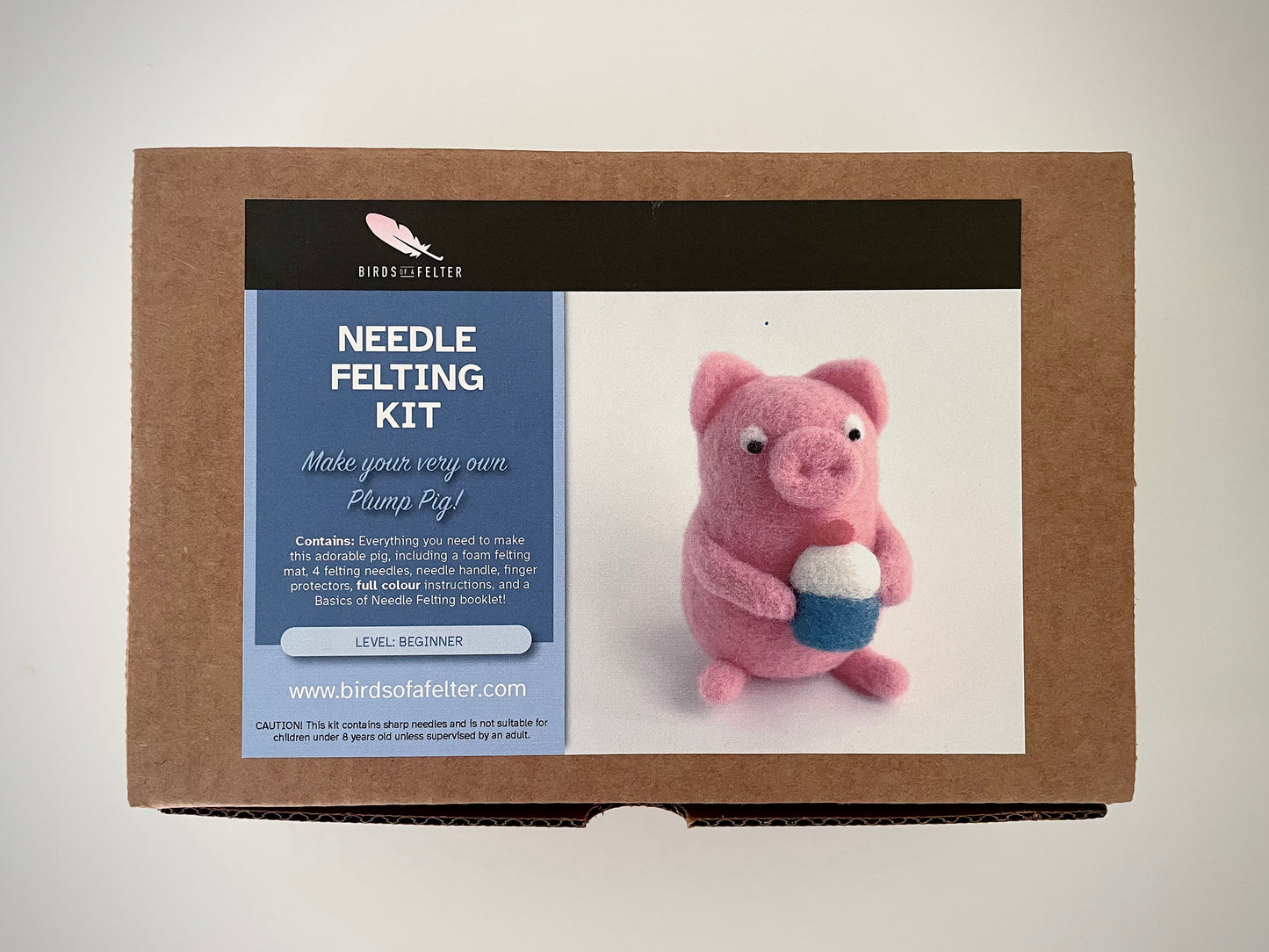 Plump Pig Needle Felting Kit