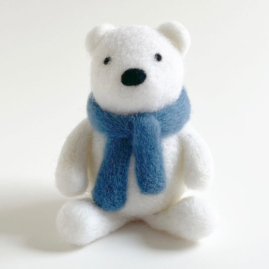Peaceful Polar Bear Needle Felting Kit