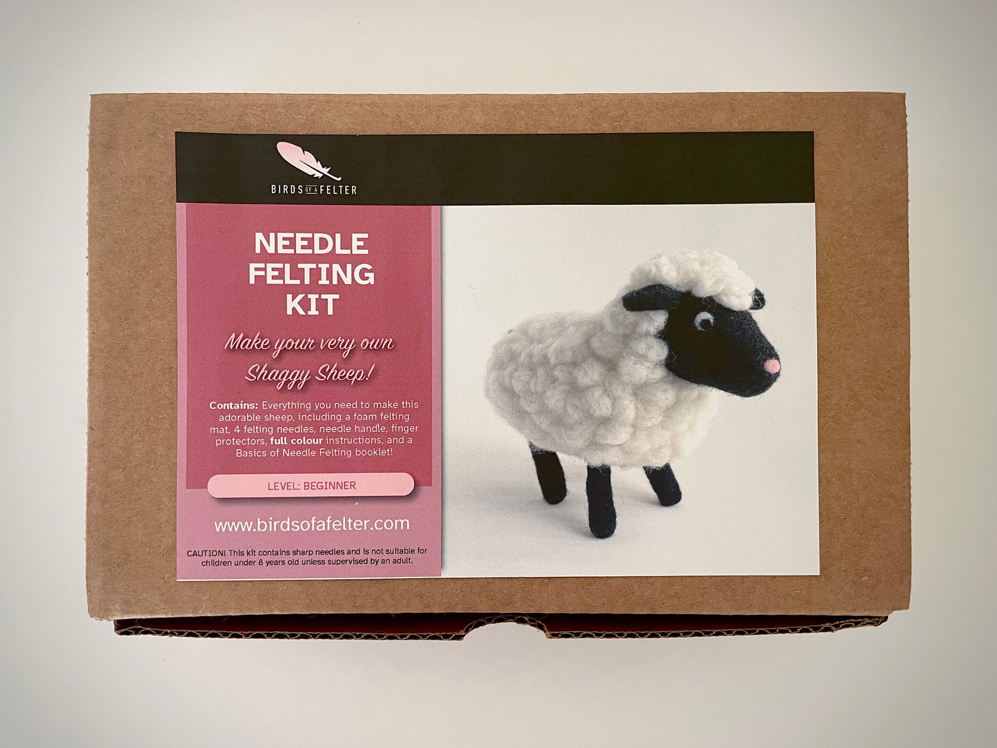 Shaggy Sheep Needle Felting Kit