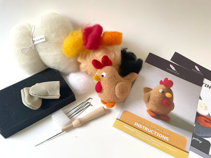 Cheeky Chicken Needle Felting Kit
