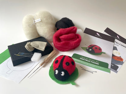 Lucky Ladybug Needle Felting Kit