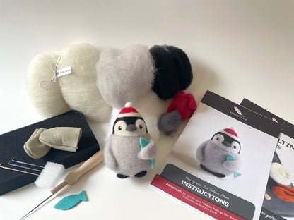 Precious Penguin Needle Felting Kit